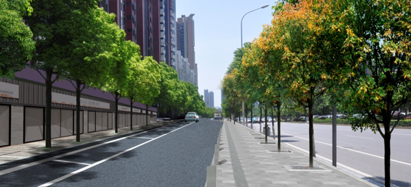长沙市开福区盛世路-渔业路道路空间品质提升项目